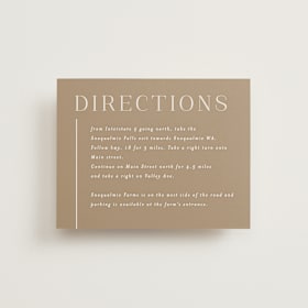 Direction Cards