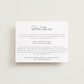 Direction Cards