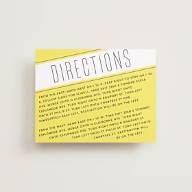 Direction Cards