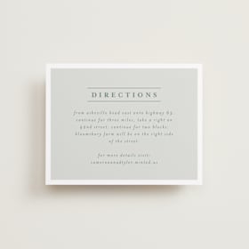Direction Cards