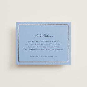 Foil-Pressed Direction Cards