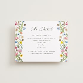 Foil-Pressed Direction Cards