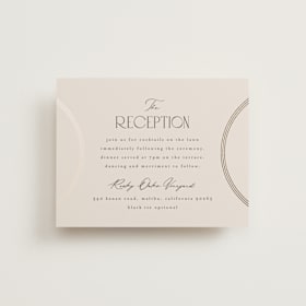 Foil-Pressed Reception Cards