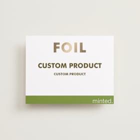 Foil-Pressed Reception Cards
