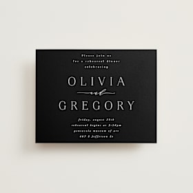 Rehearsal Dinner Cards