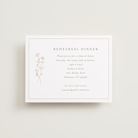 Rehearsal Dinner Cards