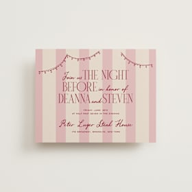 Rehearsal Dinner Cards
