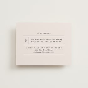 Reception Cards