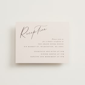 Reception Cards