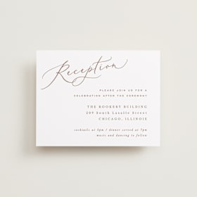 Reception Cards