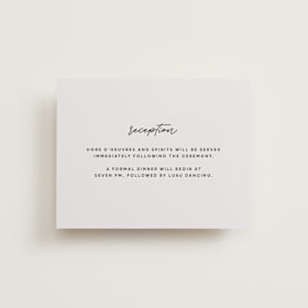 Reception Cards