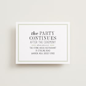 Reception Cards