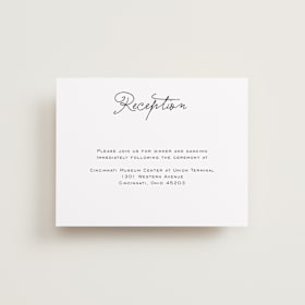 Reception Cards