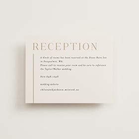 Reception Cards