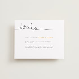 Reception Cards