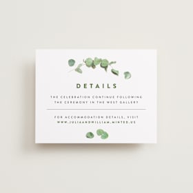 Reception Cards