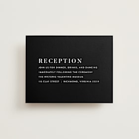 Reception Cards
