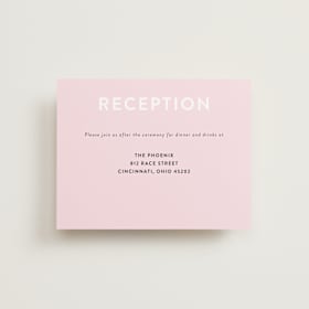 Reception Cards