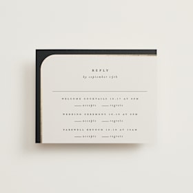 Foil-Pressed Multi-Event RSVP Cards