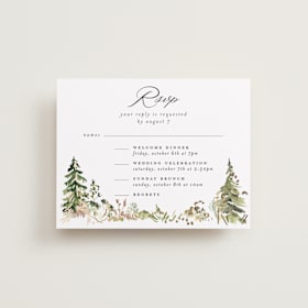 Foil-Pressed Multi-Event RSVP Cards