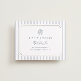 Foil-Pressed RSVP Online Enclosure Cards