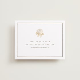 Foil-Pressed RSVP Online Enclosure Cards