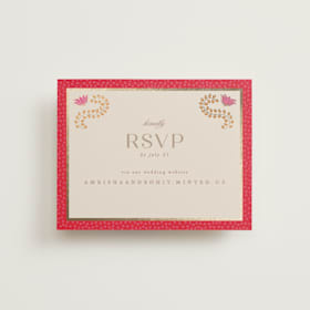 Foil-Pressed RSVP Online Enclosure Cards
