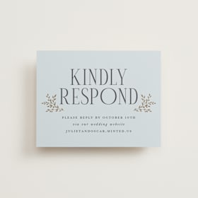 Foil-Pressed RSVP Online Enclosure Cards