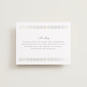 Gloss-Press® Reception Card