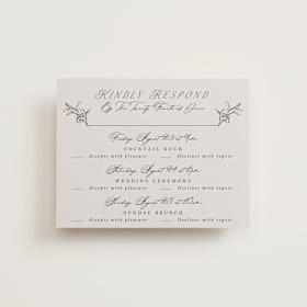 Multi-Event RSVP Cards