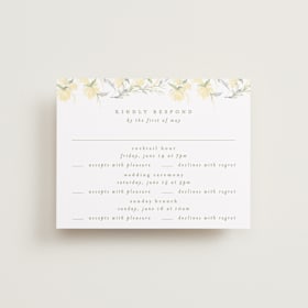 Multi-Event RSVP Cards