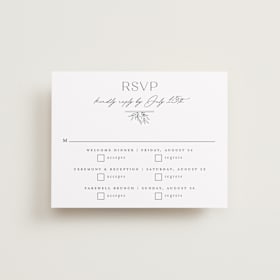 Multi-Event RSVP Cards