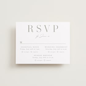 Multi-Event RSVP Cards