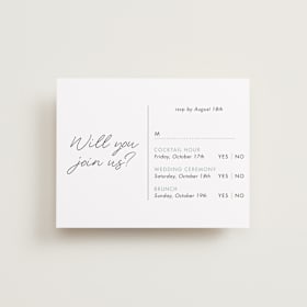 Multi-Event RSVP Cards