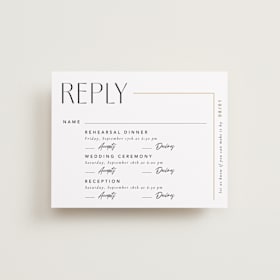 Multi-Event RSVP Cards