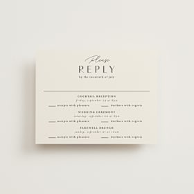Multi-Event RSVP Cards