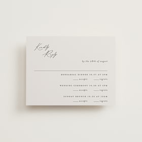 Multi-Event RSVP Cards