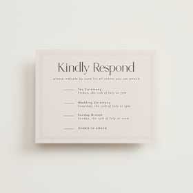 Multi-Event RSVP Cards