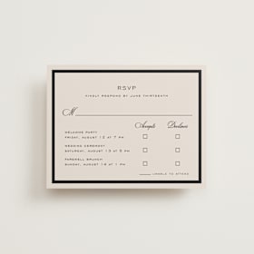 Multi-Event RSVP Cards