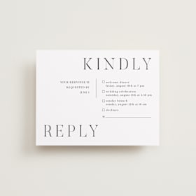 Multi-Event RSVP Cards