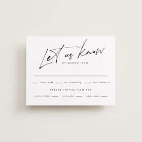 RSVP Cards