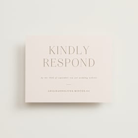 RSVP Online Enclosure Cards