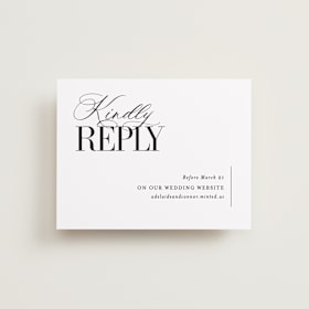 RSVP Online Enclosure Cards