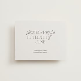 RSVP Online Enclosure Cards