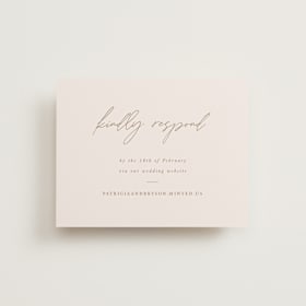 RSVP Online Enclosure Cards