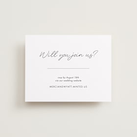 RSVP Online Enclosure Cards