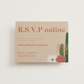 RSVP Online Enclosure Cards