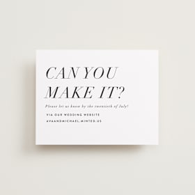 RSVP Online Enclosure Cards