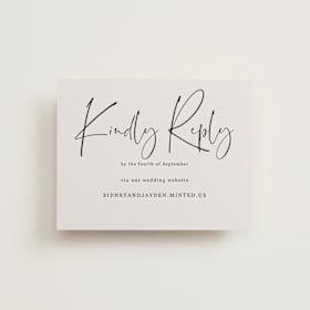 RSVP Online Enclosure Cards