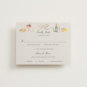 Foil-Pressed RSVP Cards
